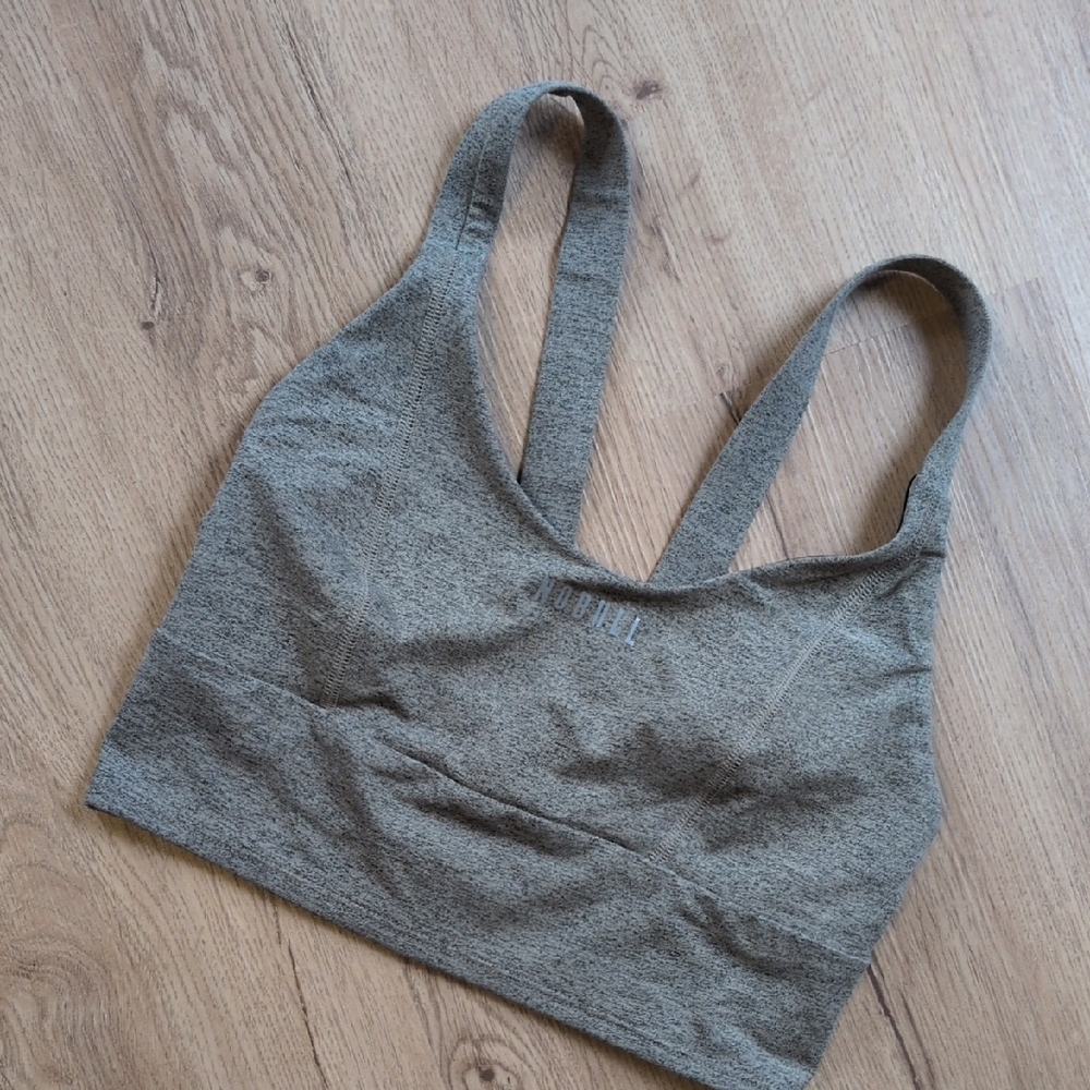 NoBull Longline Bra Medium Tan Heather